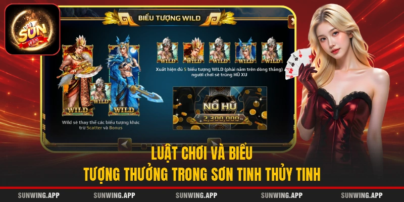 Luật chơi và biểu tượng thưởng trong Sơn Tinh Thủy Tinh