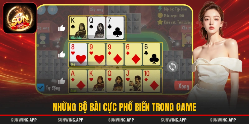 Những bộ bài cực phổ biến trong game